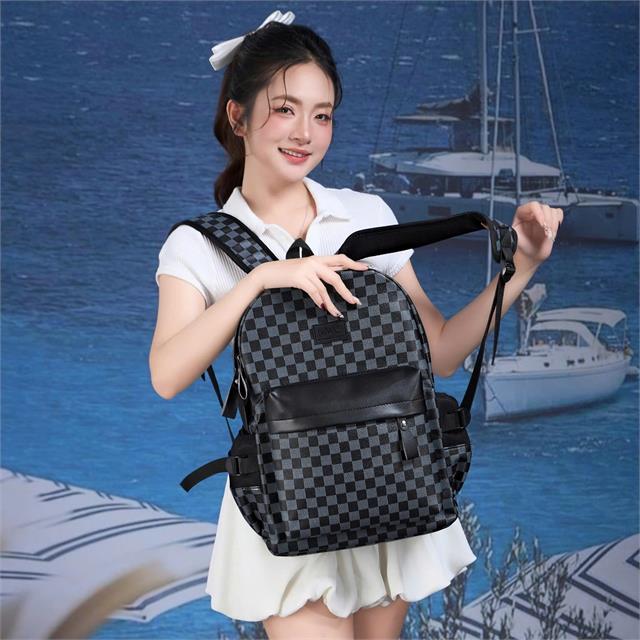 BALO MWC 1285 - Balo Caro Đi Học, Đi Làm Đậm Chất Streetwear Cá Tính, Chất Ngầu Mỗi Bước Chân.