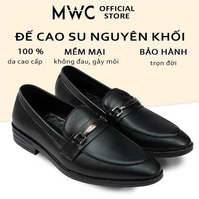 Giày Mọi Nam 6708 - Giày Tây Da Nam Thời Thượng Phối Khóa Kim Loại Tinh Tế, Chất Liệu Bền Đẹp Cho Qúy Ông Lịch Lãm.