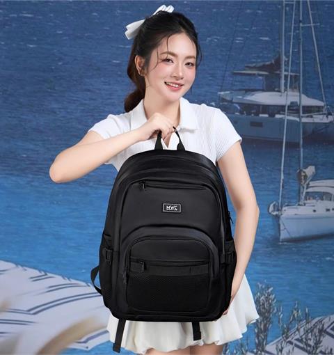 BALO MWC 1304 - Balo Vải Canvas Phối Lưới Thể Thao Cao Cấp, Thời Trang, Đi Học, Đi Làm Chuẩn Mọi Ooutfit.