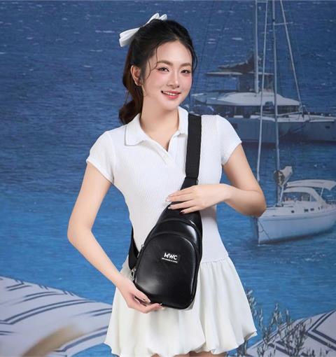 Balô Túi Đeo Chéo MWC 0840 - Balô Túi Đeo Chéo Unisex, Túi Da Đeo Chéo Nam Nữ Phong Cách Thời Trang.