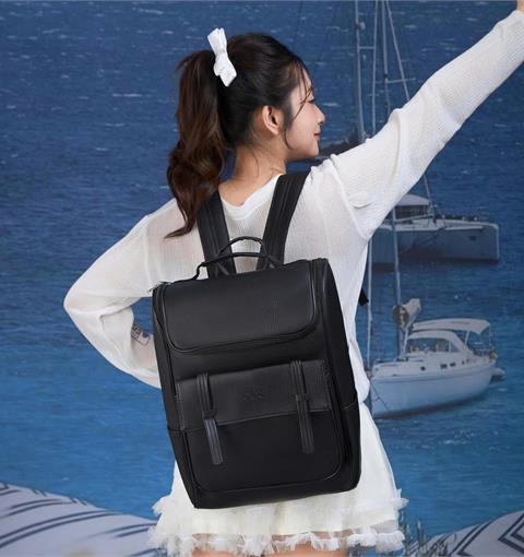  BALO MWC 1291 - Balo Da Nắp Hộp Thời Trang, Đi Học, Đi Làm, Du Lịch Cool Ngầu Và Cá Tính.