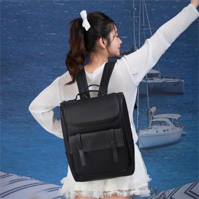  BALO MWC 1291 - Balo Da Nắp Hộp Thời Trang, Đi Học, Đi Làm, Du Lịch Cool Ngầu Và Cá Tính.