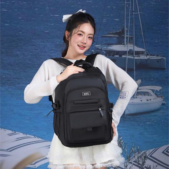 BALO MWC 1245 - Balo Unisex Thời Trang Chống Sốc, Chống Nước, Nhiều Ngăn Siêu Tiện Lợi Dùng Đựng Laptop, Mang Đi Học, Đi Chơi.