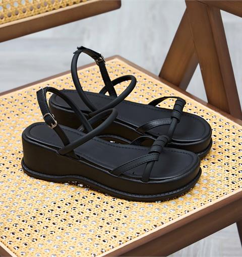 Giày Sandal Nữ MWC E176 - Sandal Nữ Quai Da Mảnh Mềm Thiết Kế Bắt Chéo Độc Đáo, Vừa Vặn, Cực Tôn Dáng.
