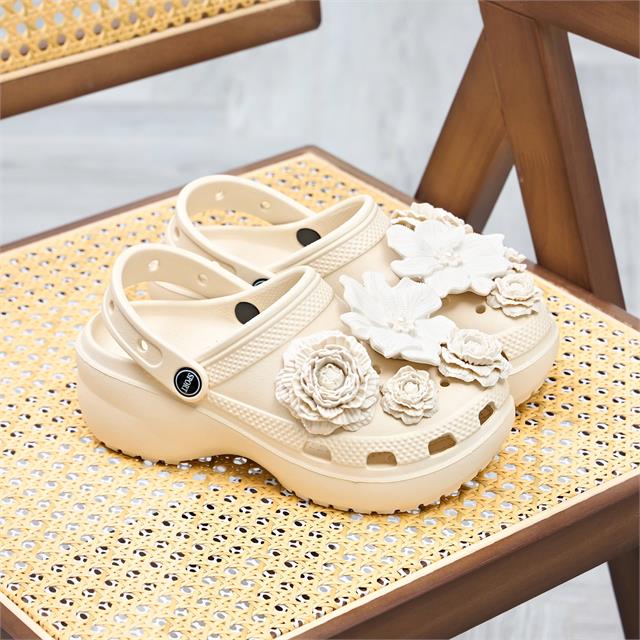 Dép Nữ MWC 8609 - Dép Sandal Clog Nữ Phối Nhiều Hoa 3D Lớn Nhỏ Cực Kỳ Nổi Bật, Nữ Tính, Ngọt Ngào.