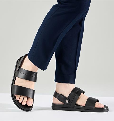 Giày Sandal Nam MWC 7105 - Sandal Nam Da PU Cao Cấp, Quai Ngang Mềm Dẻo, Đế Êm, Thời Trang Và Bền Bỉ.