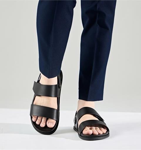 Giày Sandal Nam MWC 7104 - Sandal Đen Basic Nam Mạnh Mẽ, Thời Trang, Lựa Chọn Hoàn Hảo Cho Chàng Trai Hiện Đại.
