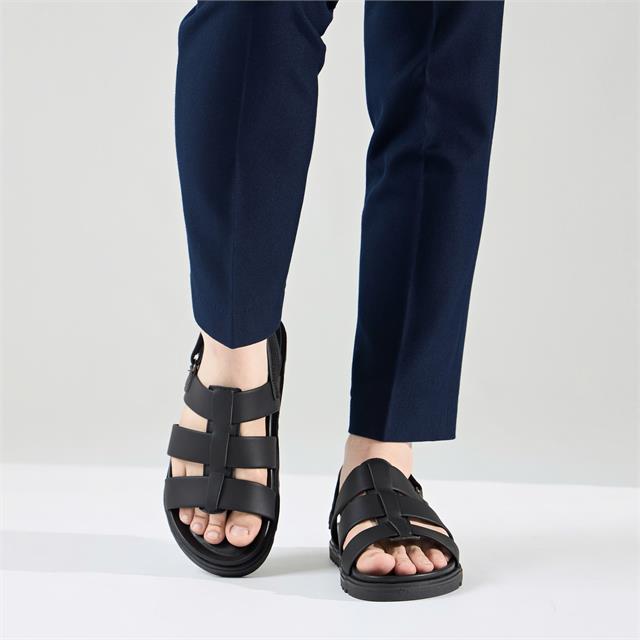 Giày Sandal Nam MWC 7101 - Sandal Basic Nam Họa Tiết Quai Đan Rọ Cá Tính, Mạnh Mẽ, Bền Đẹp, Êm Ái Mọi Bước Đi.