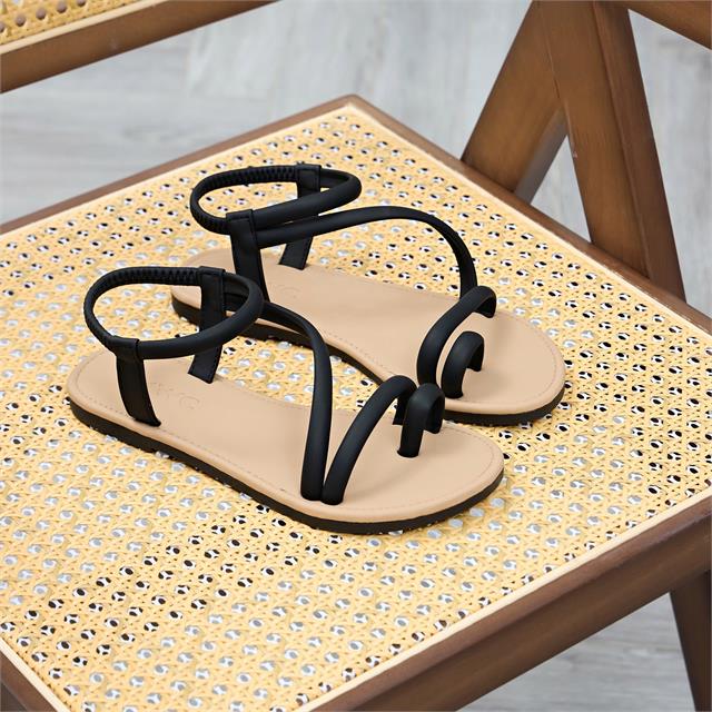 Giày Sandal Nữ MWC E182 - Sandal Đế Bệt Xỏ Ngón Phối Quai Mảnh ChéoThời Trang Nữ, Đi Học, Đi Chơi, Năng Động, Trẻ Trung.