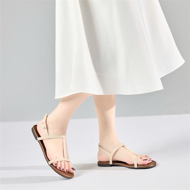 Sandal Nữ MWC E193 - Sandal Đế Bệt Nữ Hai Quai Mảnh Thanh Lịch Đi Học, Đi Chơi, Đi Biển Năng Động, Trẻ Trung.