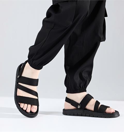 Giày Sandal Nam MWC 7114 - Sandal Nam Quai Vải Dệt Bền Chắc, Có Hoa Văn Chìm Tinh Tế, Mộc Mạc Nhưng Đầy Cá Tính.