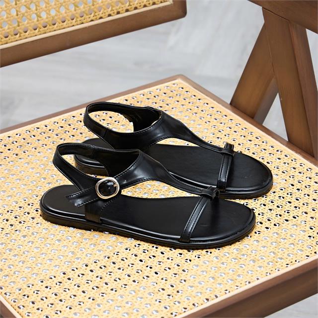 Sandal Nữ MWC E191 - Sandal Đế Bệt Nữ Dáng T-Strap, Quai Mảnh Thoáng Mát, Thanh Lịch, Đi Học, Đi Chơi, Đi Biển Siêu Bền Đẹp.
