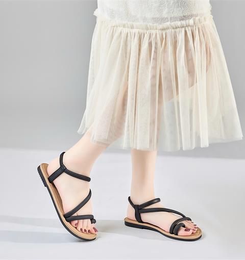 Giày Sandal Nữ MWC E182 - Sandal Đế Bệt Xỏ Ngón Phối Quai Mảnh ChéoThời Trang Nữ, Đi Học, Đi Chơi, Năng Động, Trẻ Trung.