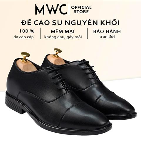 Giày Mọi Nam 6723 - Giày Tây Nam Đế Độn 7cm, Buộc Dây Lịch Lãm, Chỉn Chu, Tự Tin Trong Mọi Cuộc Gặp Gỡ.