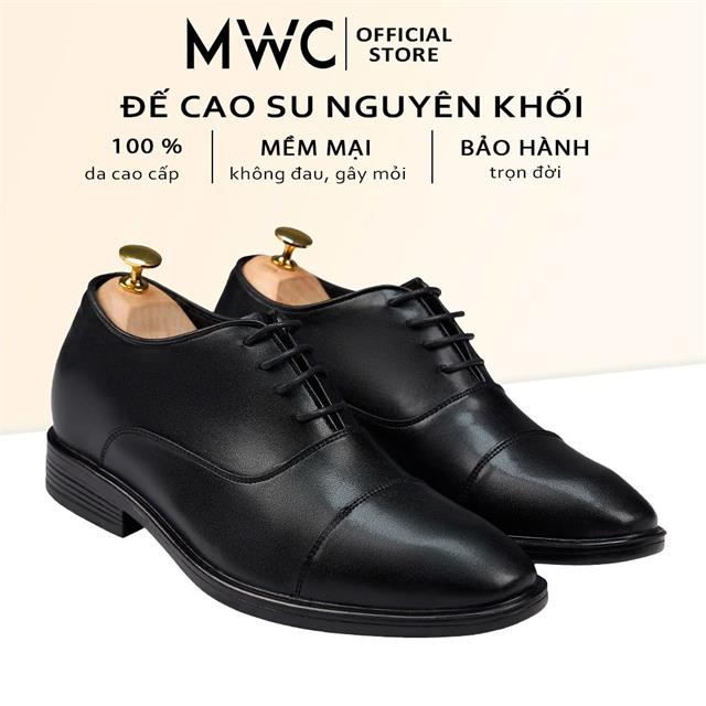 Giày Mọi Nam 6723 - Giày Tây Nam Đế Độn 7cm, Buộc Dây Lịch Lãm, Chỉn Chu, Tự Tin Trong Mọi Cuộc Gặp Gỡ.