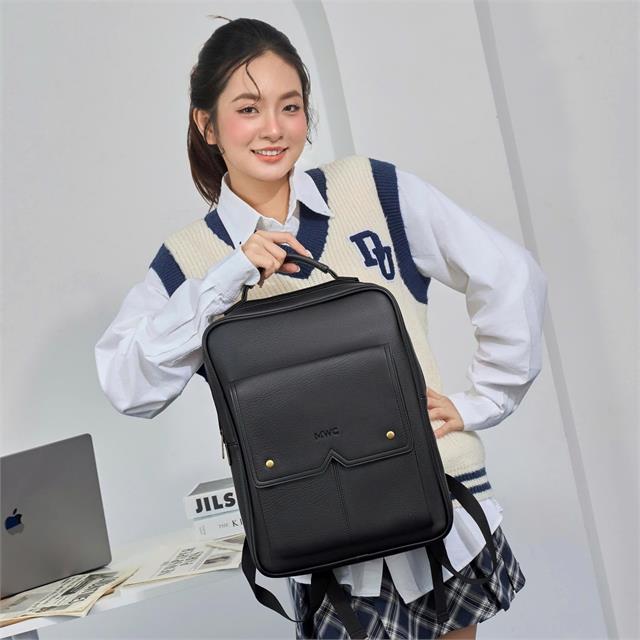 BALO MWC 1224 - Balo Unisex Thời Trang Chống Sốc, Chống Nước, Nhiều Ngăn Siêu Tiện Lợi Dùng Đựng Laptop, Mang Đi Học, Đi Chơi.