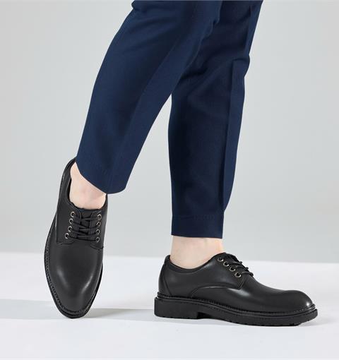 Giày Mọi Nam 6716 - Giày Oxford Mũi Bo Tròn Buộc Dây Thanh Lịch Với Các Đường May Tinh Tế, Lịch Lãm, sang Trọng.