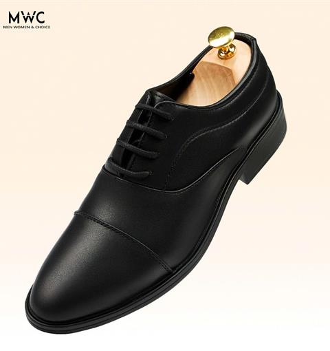 Giày Mọi Nam 6717 - Giày Oxford Mũi Bo Tròn Buộc Dây Giả Với Các Đường May Tinh Tế, Công Sở Lịch Lãm, sang Trọng.