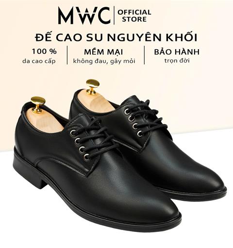 Giày Mọi Nam 6718 - Giày Tây Mũi Bo Tròn Buộc Dây Thanh Lịch Cho Phong Cách Công Sở Chỉnh Chu, Tinh Tế, Vạn Người Mê.