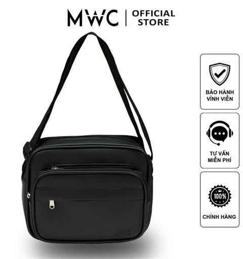 Balô Túi Đeo Chéo MWC 0867 - Túi Đeo Chéo Nam Nữ Da PU, Gọn Gàng, Tiện Dụng Cho Phong Cách Casual Công Sở Nhẹ Nhàng.