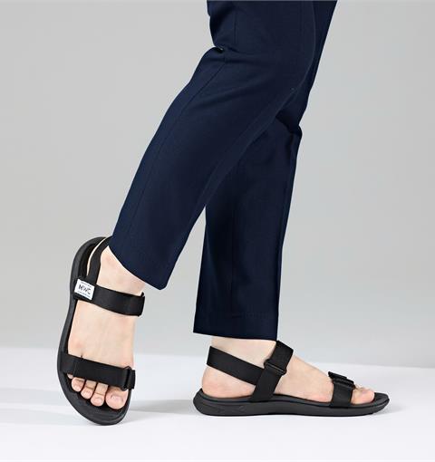 Giày Sandal Nam MWC 7061 - Sandal Nam Quai Ngang Chéo Phối Lót Dán Thời Trang, Sandal Nam Đi Học, Đi Làm Công Sở Năng Động, Trẻ Trung.