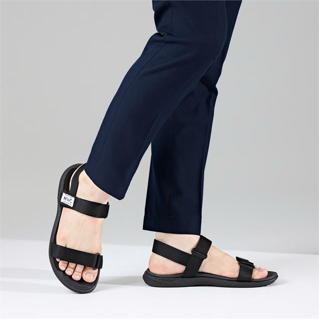 Giày Sandal Nam MWC 7061 - Sandal Nam Quai Ngang Chéo Phối Lót Dán Thời Trang, Sandal Nam Đi Học, Đi Làm Công Sở Năng Động, Trẻ Trung.