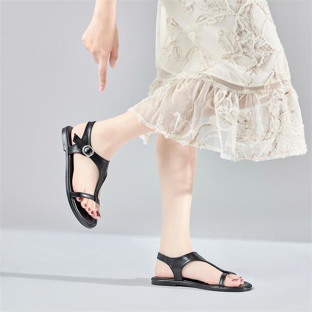 Sandal Nữ MWC E191 - Sandal Đế Bệt Nữ Dáng T-Strap, Quai Mảnh Thoáng Mát, Thanh Lịch, Đi Học, Đi Chơi, Đi Biển Siêu Bền Đẹp.