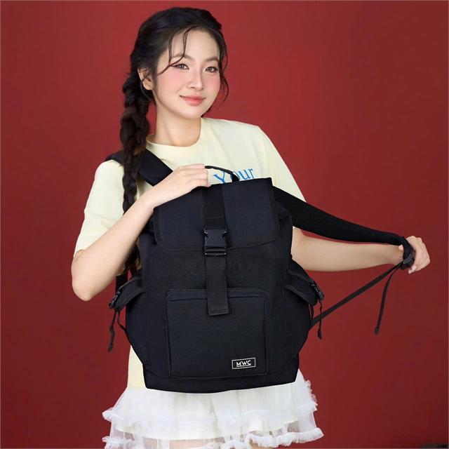 BALO MWC 1295 - Balo Vải Canvas Cao Cấp Đi Học, Đi Làm, Đi Du Lịch, Dã Ngoại Siêu Bền Đẹp, Thời Trang.