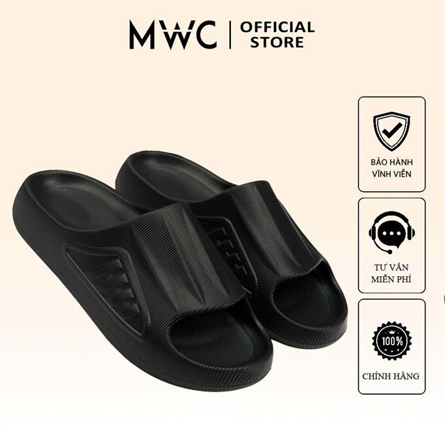 Dép Nam MWC 9205 - Dép Nam Quai Liền Khối Bản Rộng Siêu Êm Nhẹ, Thoải Mái, Năng Động.