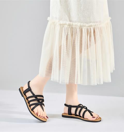 Sandal Nữ MWC E201 - Sandal Đế Bệt Xỏ Ngón Nữ, Quai Mảnh Đan Chéo Đi Học, Đi Chơi, Thanh Lịch, Thời Trang.