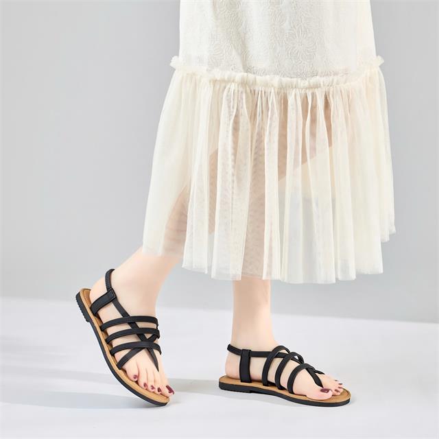 Sandal Nữ MWC E201 - Sandal Đế Bệt Xỏ Ngón Nữ, Quai Mảnh Đan Chéo Đi Học, Đi Chơi, Thanh Lịch, Thời Trang.