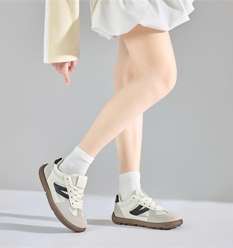 Giày Thể Thao Nữ MWC A318 - Giày Thể Thao Sneaker Nữ Cổ Thấp Hoạ Tiết Lưới Nhỏ Thoáng Khí, Êm Nhẹ, Thời Trang.