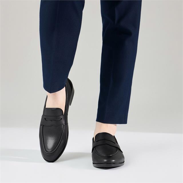 Giày Tây Nam MWC 6741 - Giày Mọi Nam Cao Cấp, Giày Da Slip On Công Sở Lịch Lãm, Thời Trang, Chuẩn Men.