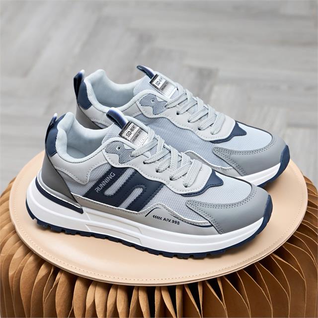 Giày Thể Thao Nam MWC 5858 - Giày Sneaker Nam Cổ Thấp, Da Phối Lưới Cao Cấp, Đi Học, Chạy Bộ, Đi Chơi, Bền Đẹp, Thời Trang.