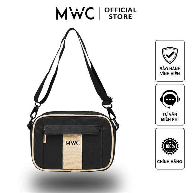  Balô Túi Đeo Chéo MWC 0865 - Túi Đeo Chéo Thời Trang Nam Nữ Có Logo MWC Tinh Tế, Tinh Gọn, Sang Trọng.