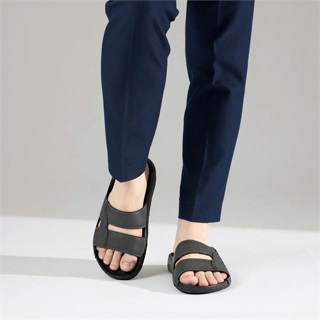 Dép Nam MWC 9224 - Dép Da Nam Hai Quai Ngang Siêu Êm Nhẹ, Bền Đẹp, Trẻ Trung, Năng Động, Thời Trang.