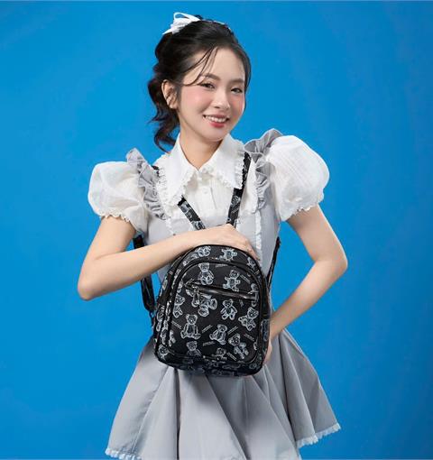 BALO MWC 1293 - Balo Mini Unisex Họa Tiết Gấu Trẻ Trung, Năng Động, Xu Hướng Mới Cho Phong Cách Trẻ Hiện Đại.