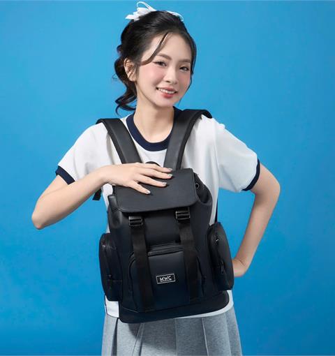 BALO MWC 1297 - Balo Da PU Cao Cấp Cá Tính, Đi Học, Đi Làm, Dã Ngoại Mang Đậm Phong Cách Hàn.