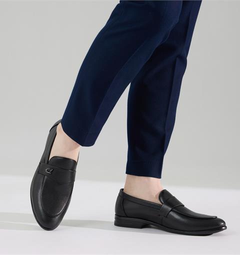 Giày Mọi Nam MWC 6726 - Giày Tây Nam Kiểu Monk Strap, Mũi Nhọn Phối Quai Da Có Khoá Kim Loại Tinh Tế, Sang Trọng.