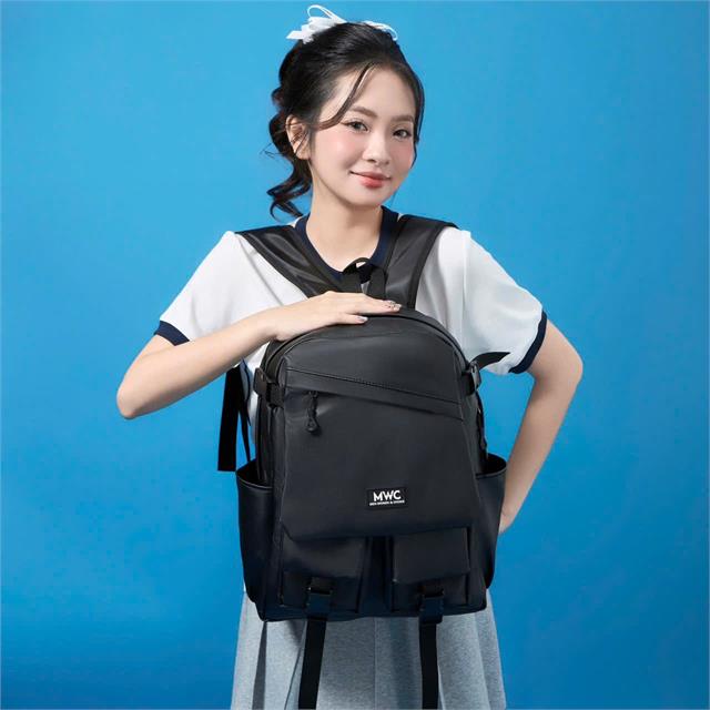BALO MWC 1204 - Balo Unisex Thời Trang Chống Sốc, Chống Nước, Nhiều Ngăn Siêu Tiện Lợi Dùng Đựng Laptop, Mang Đi Học, Đi Chơi.
