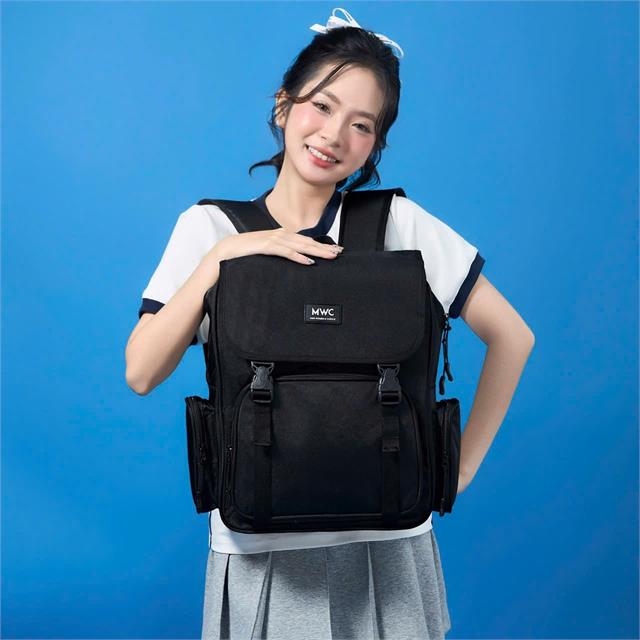 BALO MWC 1228 - Balo Unisex Thời Trang Chống Sốc, Chống Nước, Nhiều Ngăn Siêu Tiện Lợi Dùng Đựng Laptop, Mang Đi Học, Đi Chơi.