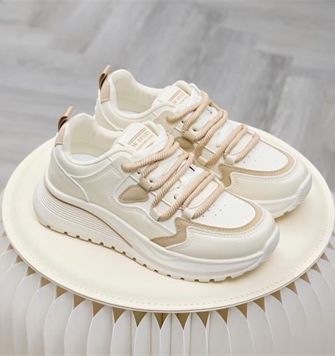 Giày Thể Thao Nữ MWC A376 - Giày Chunky Sneakers Nữ Da PU Êm Mềm, Đi Học, Đi Chơi, Dạo Phố Hottrend, Thời Trang.