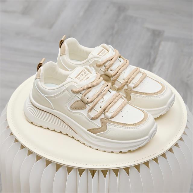 Giày Thể Thao Nữ MWC A376 - Giày Chunky Sneakers Nữ Da PU Êm Mềm, Đi Học, Đi Chơi, Dạo Phố Hottrend, Thời Trang.