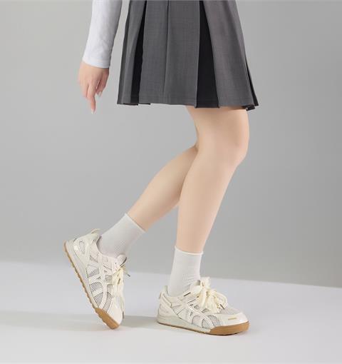 Giày Thể Thao Nữ MWC A371 - Giày Sneaker Nữ, Da Phối Lưới Mesh Thoáng Khí, Đi Học, Đi Chơi, Dạo Phố Êm Nhẹ, Thời Trang.