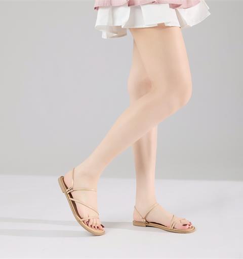 Giày Sandal Nữ MWC 2404 - Sandal Nữ Quai Mảnh, Sandal Nữ Đế Bệt Trẻ Trung, Thanh Lịch, Thời Trang.