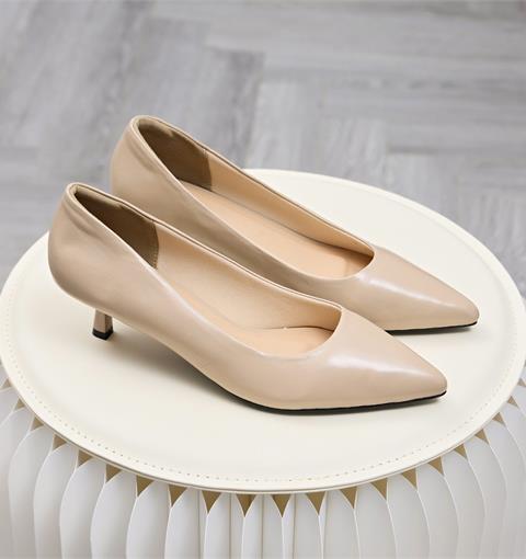 Giày Cao Gót MWC G320 - Giày Cao Gót 5P Bít Gót, Mũi Nhọn Thanh Lịch, Đi Êm, Dáng Sang.