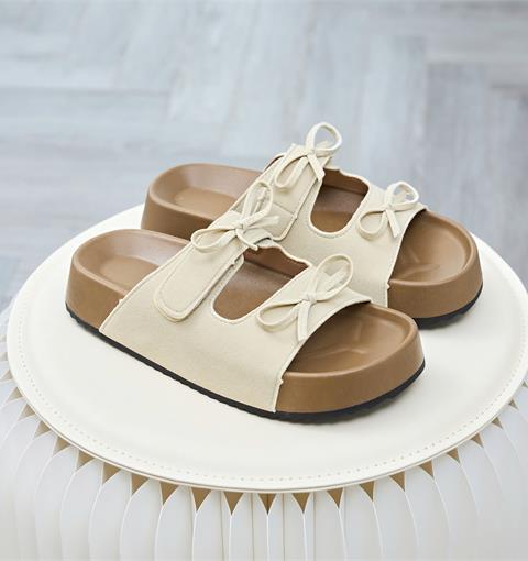  Dép Nữ MWC 8661 - Dép Nữ Hai Quai Ngang Bản Phối Nơ Nhỏ Xinh, Nữ Tính, Thoải Mái, Thời Trang.