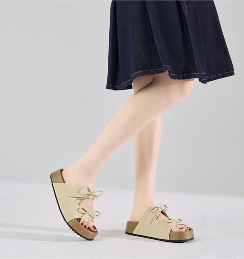  Dép Nữ MWC 8661 - Dép Nữ Hai Quai Ngang Bản Phối Nơ Nhỏ Xinh, Nữ Tính, Thoải Mái, Thời Trang.