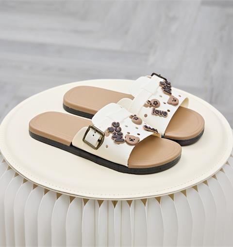 Dép Nữ MWC 8679 - Dép Quai Ngang Nữ Gấu Nice Love Xinh Xắn, Form Đẹp, Đi Êm.