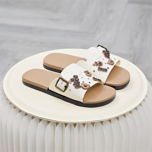 Dép Nữ MWC 8679 - Dép Quai Ngang Nữ Gấu Nice Love Xinh Xắn, Form Đẹp, Đi Êm.